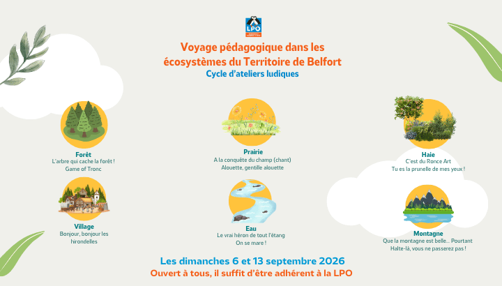 Voyage pédagogique dans les écosystèmes du Territoire de Belfort